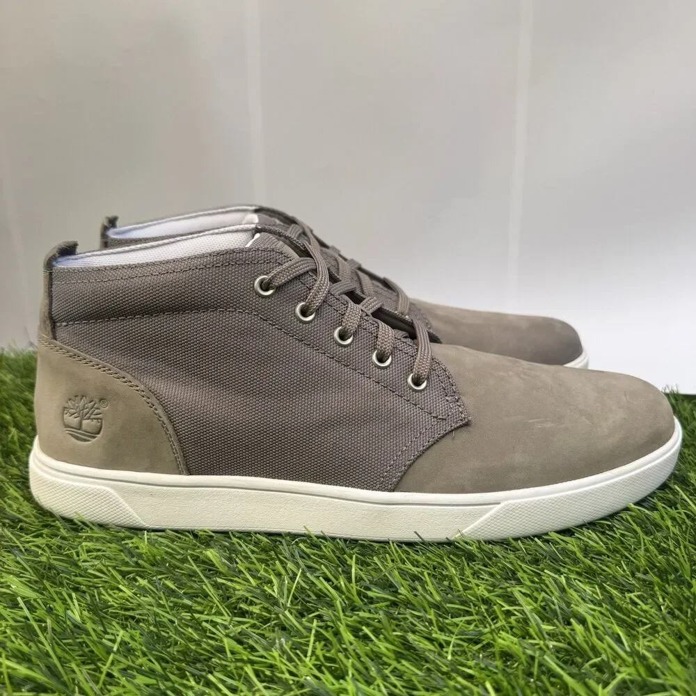 Timberland Groveton Chukka A1GIF Grey Nubuck Men 9.5 US New No Box